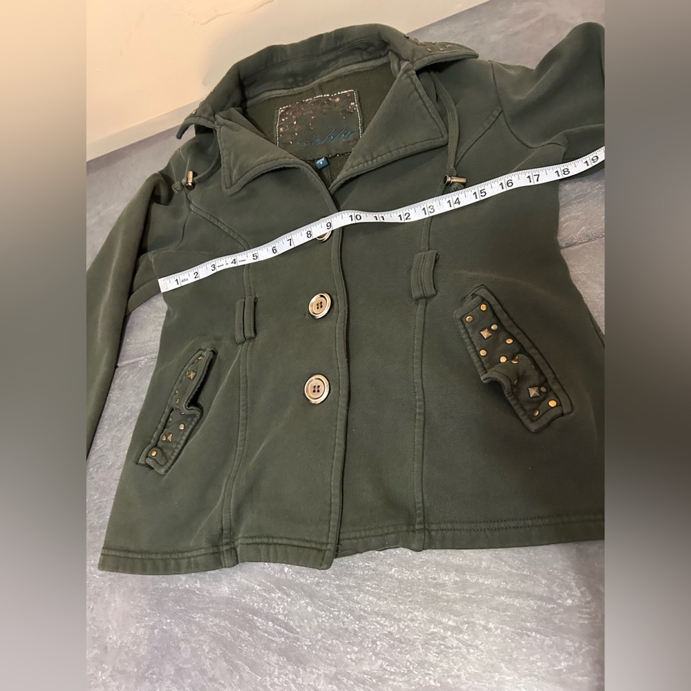 Sebby Softshell Army Green Jacket - image 6